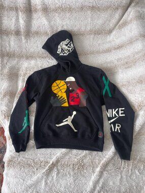 Jordan x Nina Chanel Abney Fleece Hoodie in Black size XS